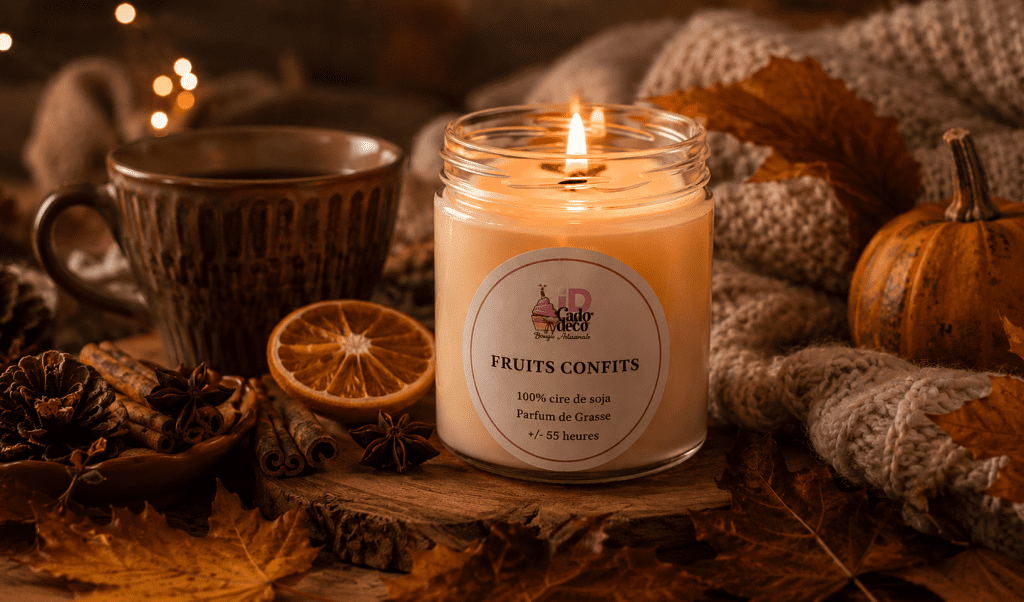 Bougies parfumées d’automne : senteurs chaudes et envoûtantes