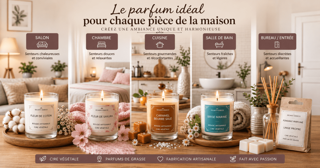 Comment choisir le parfum idéal pour chaque pièce ?