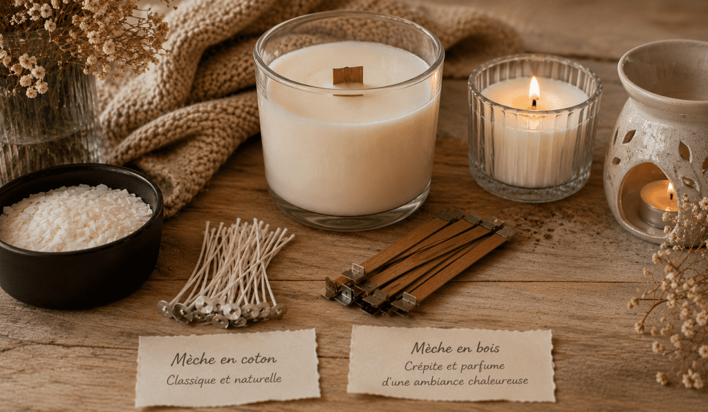 Les Mèches de Bougies  – Quel Choix Pour Vous ?