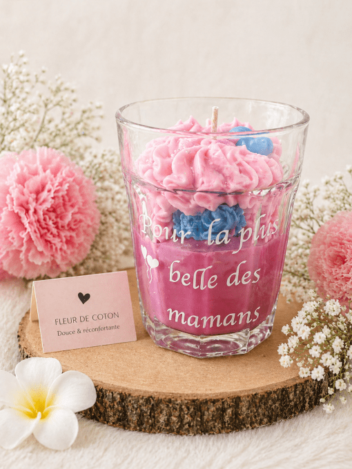 Bougie Fleur de Coton – Douceur & Ambiance Cocooning