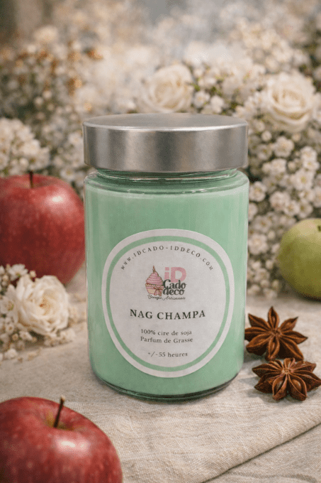 Bougie bonbonnière Nag champa - senteur envoûtant
