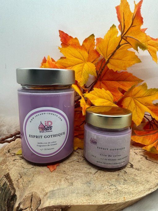 Bougie bonbonnière Esprit gothique - parfum mystérieux