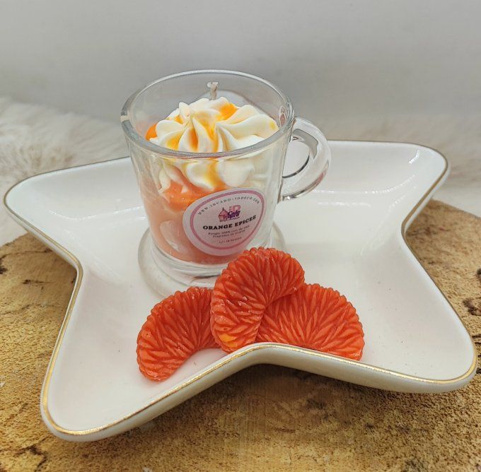 Bougie Orange épicéee - parfum agrume et épices