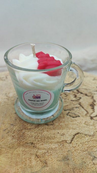 Bougie Sapin de noël - parfum boisé et frais