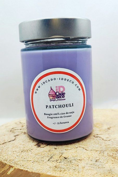 Bougie parfumée patchouli – Ambiance boisée et apaisante