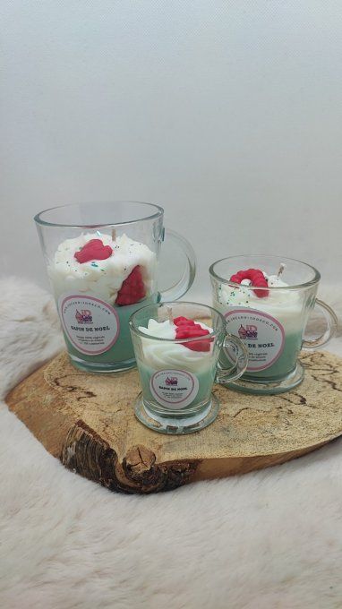 Bougie Sapin de noël - parfum boisé et frais