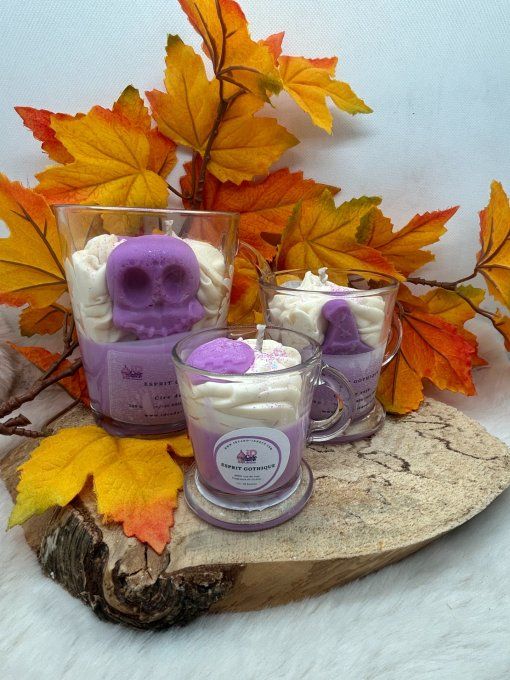 Bougie Parfumée Gothique – Citrus, Violette & Jasmin