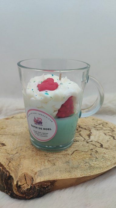 Bougie Sapin de noël - parfum boisé et frais