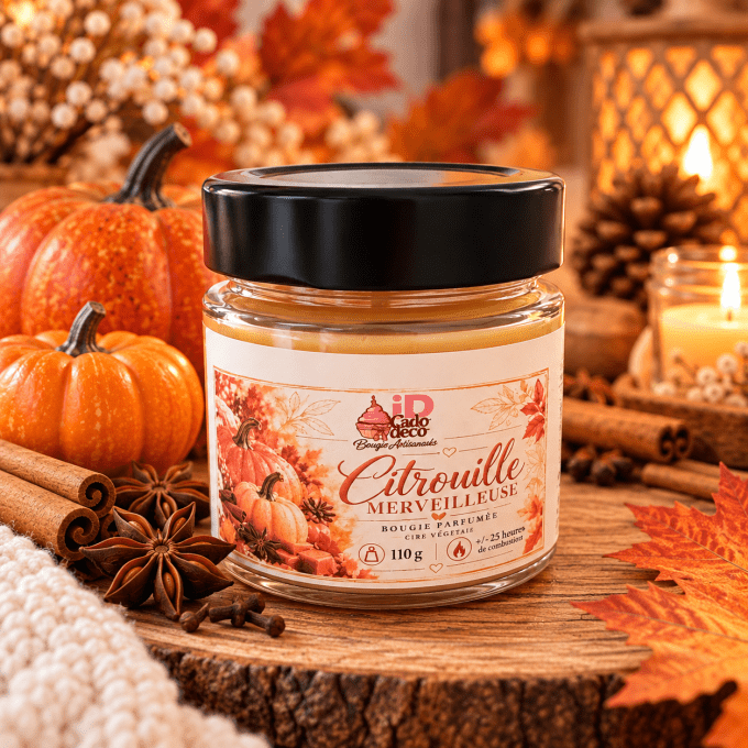 Bougie Parfumée Citrouille Merveilleuse