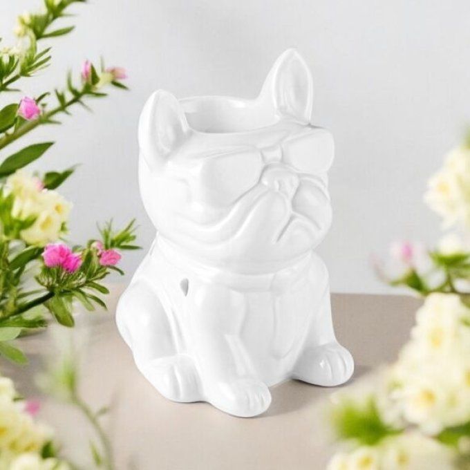 Brûle parfum en forme de chien - accessoire décoration