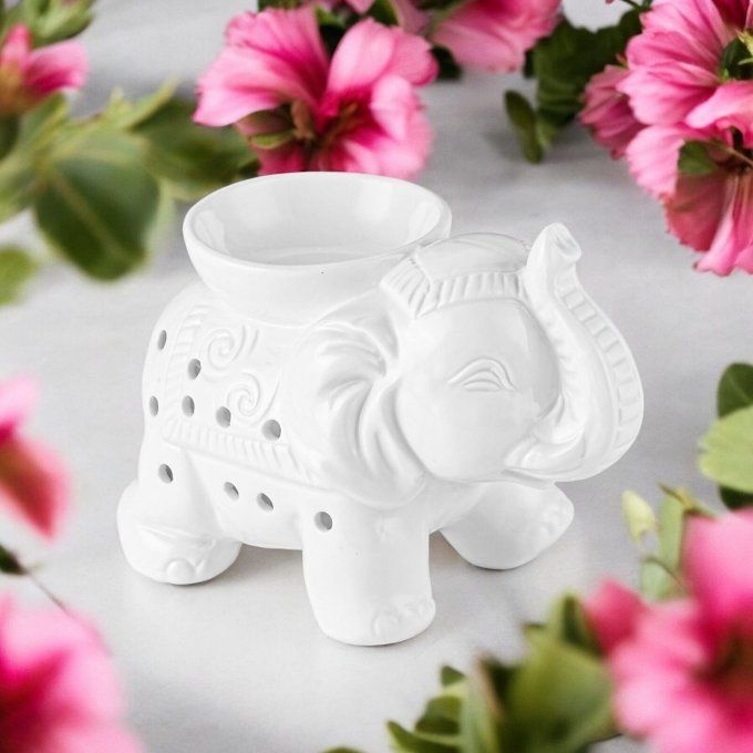 Brûle parfum éléphant - accessoire décoratif