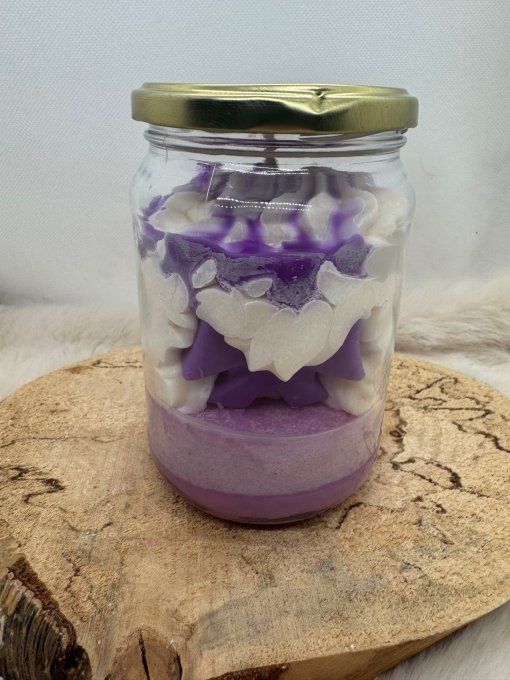 Bougie Barbe à Papa – Parfum sucré et gourmand