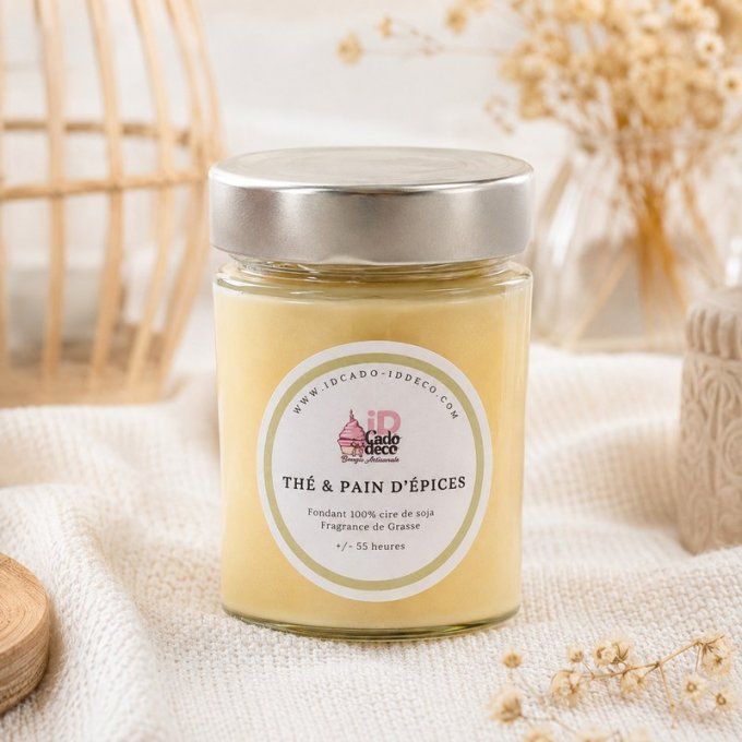 Bougie Thé & Pain d'Épices | Parfum de Grasse